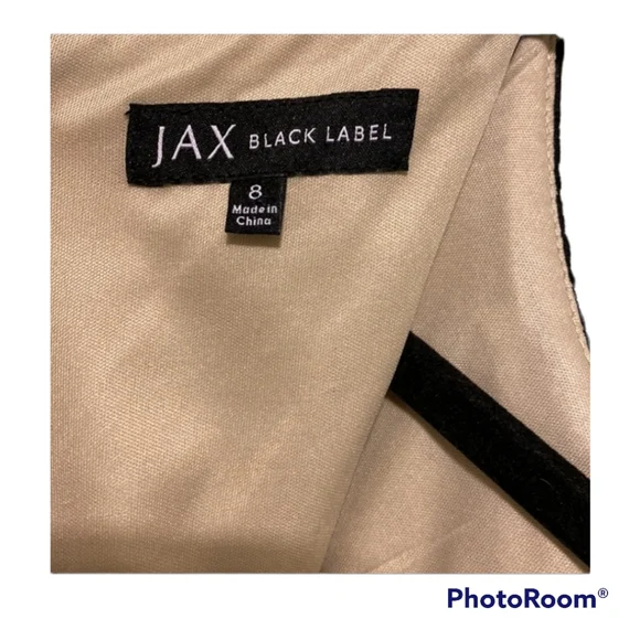 JAX black label Color block Lace Overlay Cocktail dress |8 - Picture 9 of 9